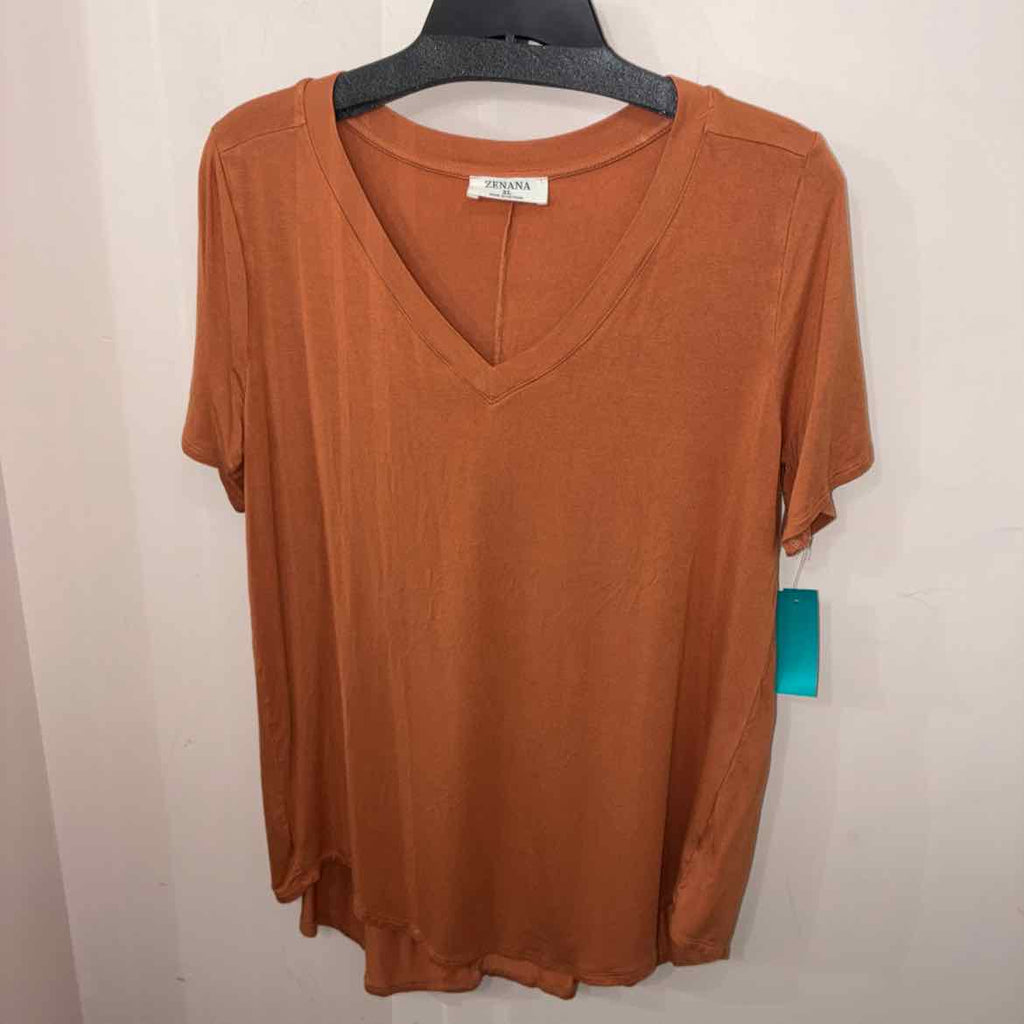Size XL Zenana Short Sleeve Blouse