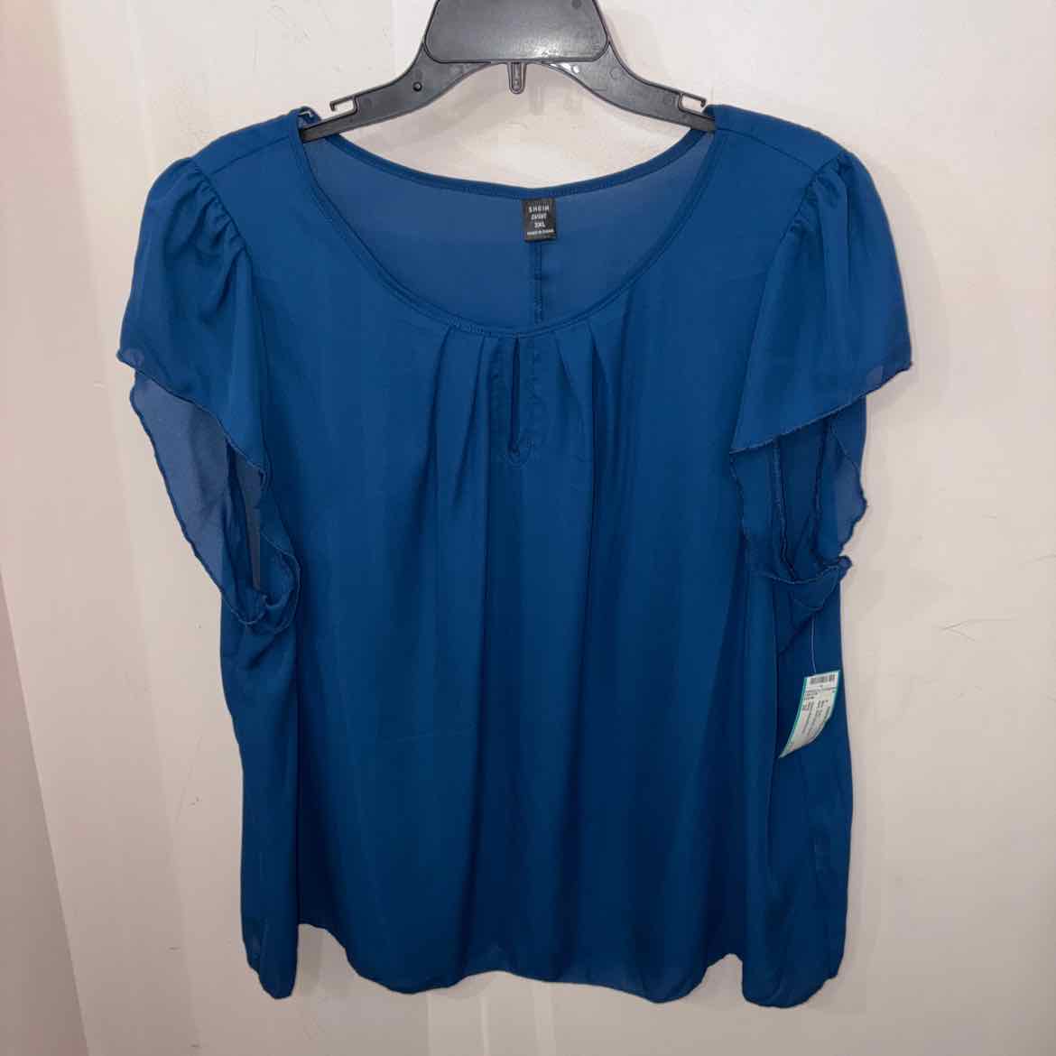 Size 3X Shein Short Sleeve Misc. Tops