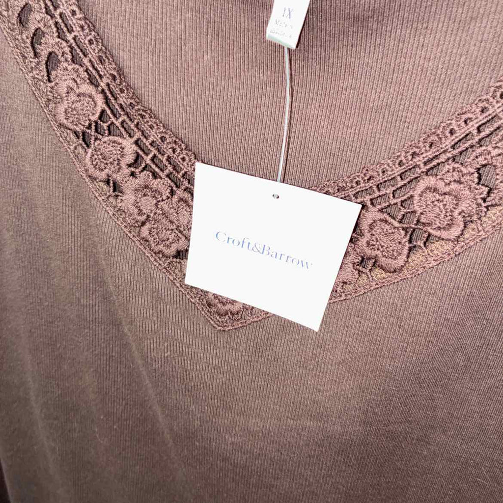 Size 1X Croft & Barrow Sleevless Sleeveless