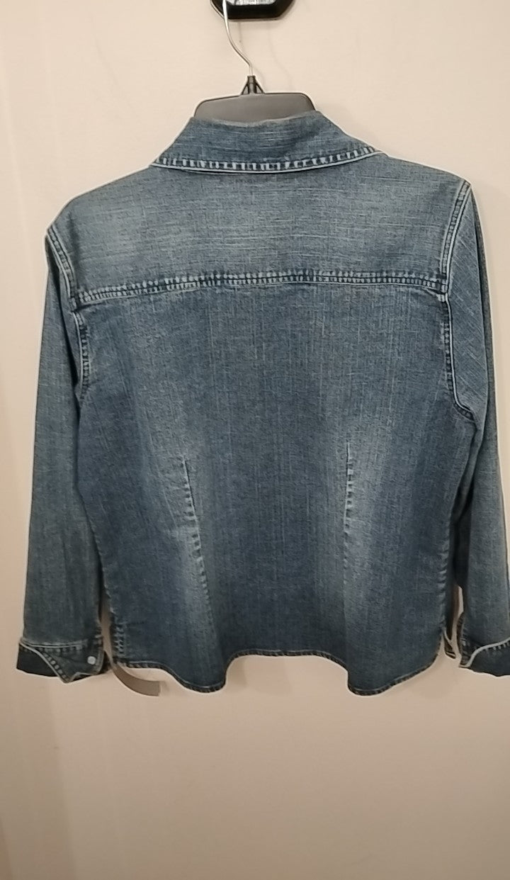 Size L Christopher & Banks Jean Jacket