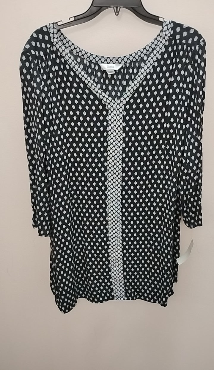 Size 1X Croft & Barrow 3/4 sleeves Misc. Tops