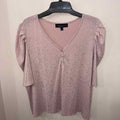 Size 1X Como Black Short Sleeve Misc. Tops