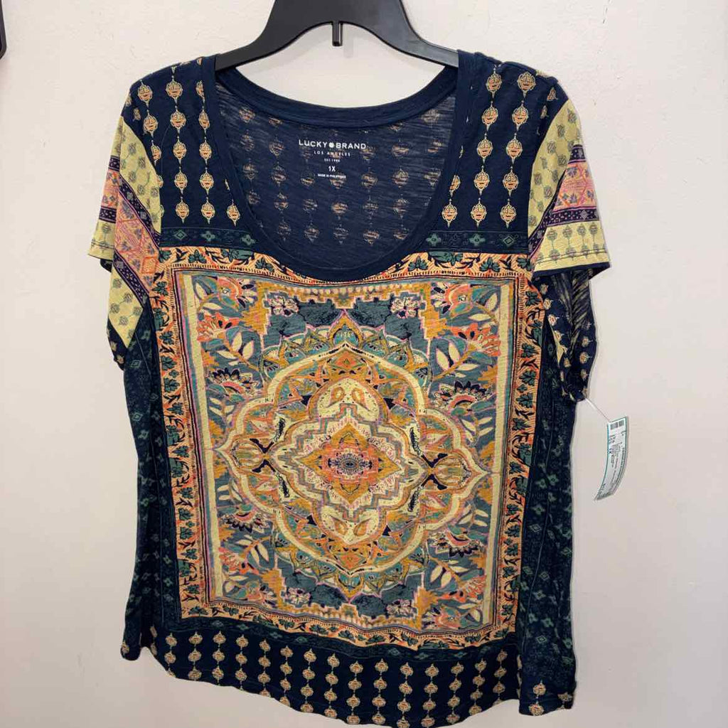 Size 1X Lucky Brand Short Sleeve T-shirt