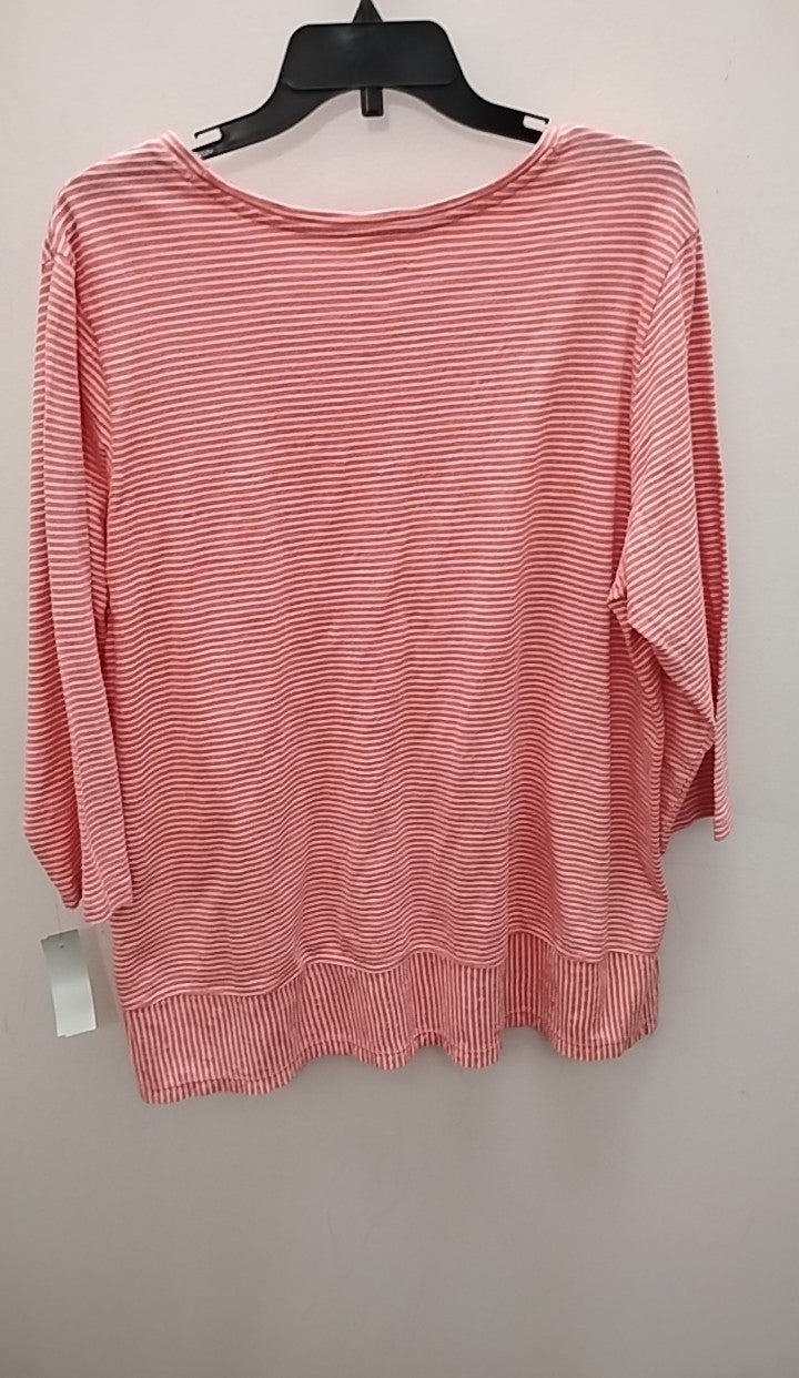 Size 1X Land's End 3/4 sleeves Misc. Tops