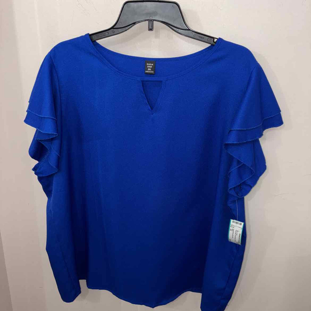 Size 3X Shein Short Sleeve Misc. Tops