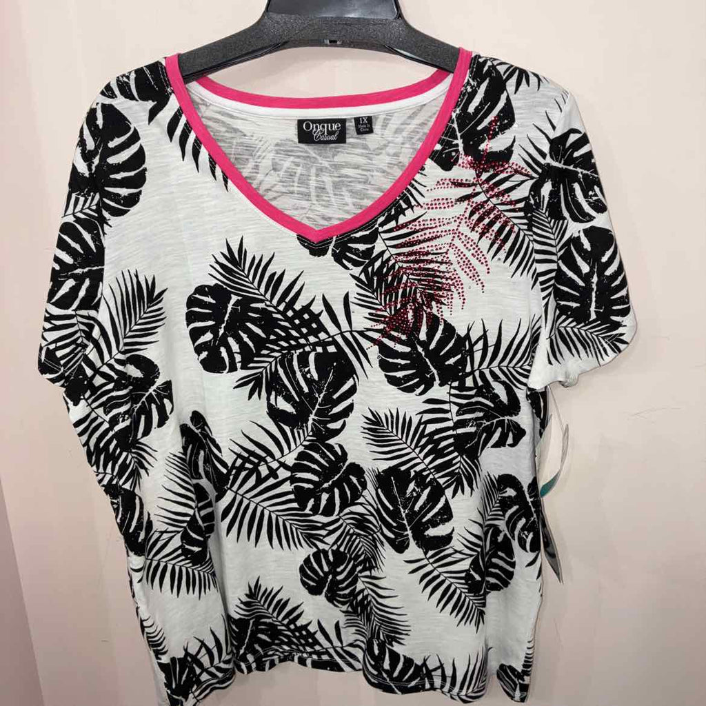 Size 1X Onque Short Sleeve Misc. Tops