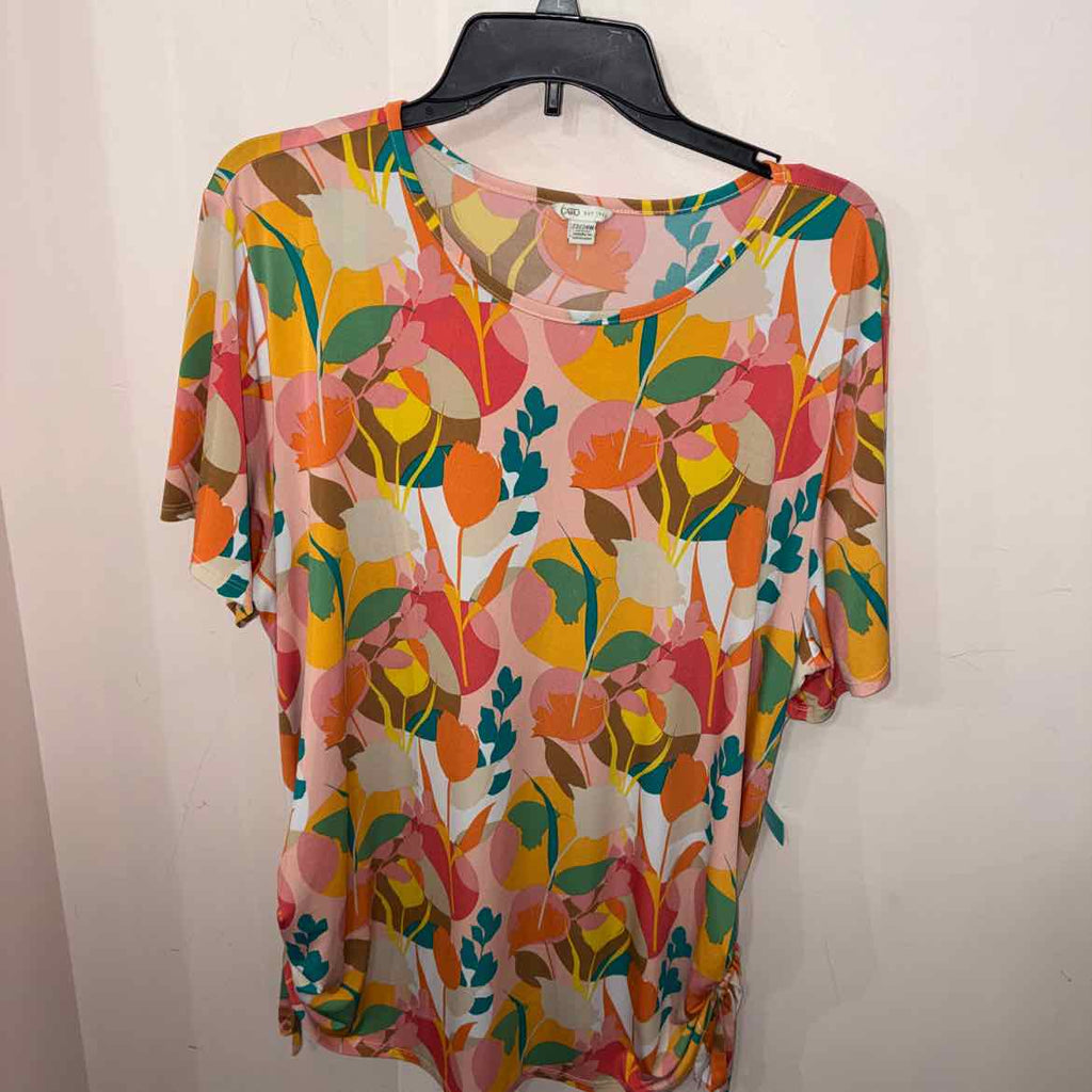 Size 22/24 Cato Short Sleeve Blouse