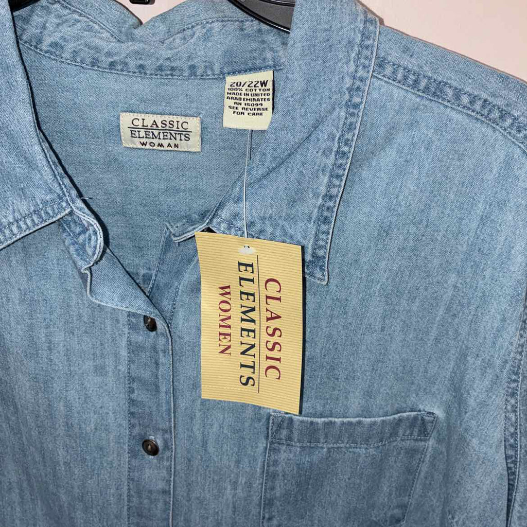 Size 20 Classic Elements Short Sleeve Misc. Tops