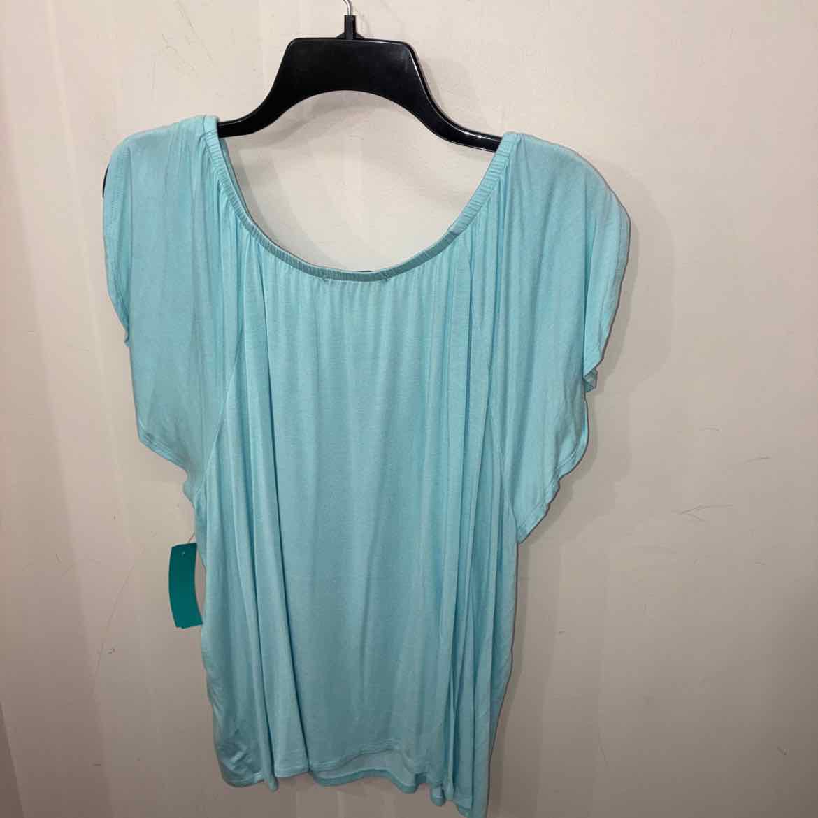 Size XXL Green Envelope Short Sleeve Misc. Tops