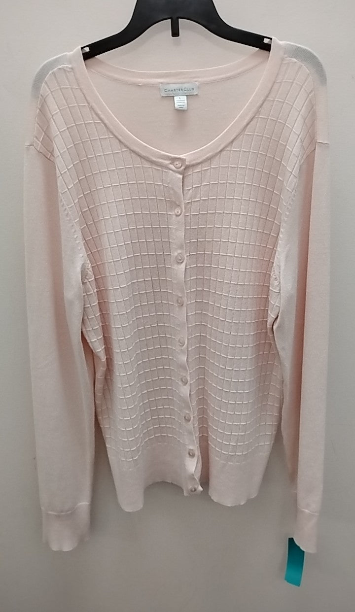Size L Charter Club Long Sleeve Cardigan