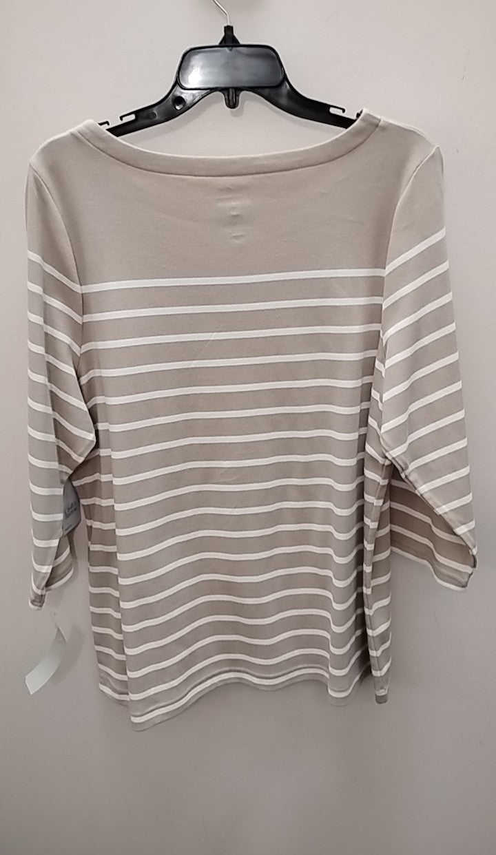 Size 1X Croft & Barrow 3/4 sleeves Misc. Tops