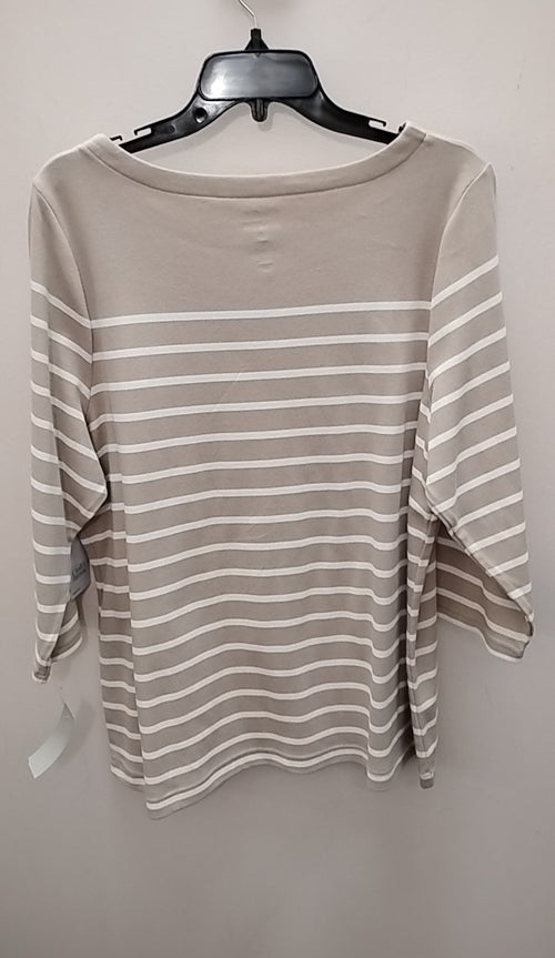 Size 1X Croft & Barrow 3/4 sleeves Misc. Tops